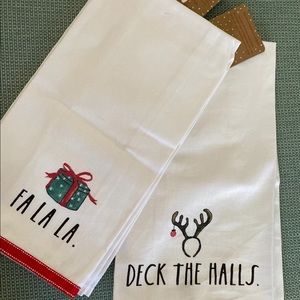 Rae Dunn Holiday Kitchen Towels